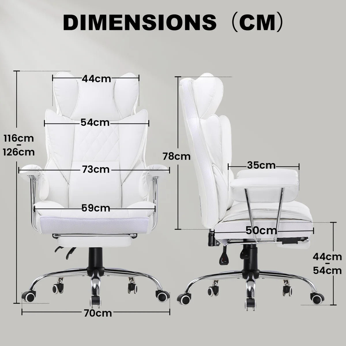 Ergonomic Faux Leather Chair